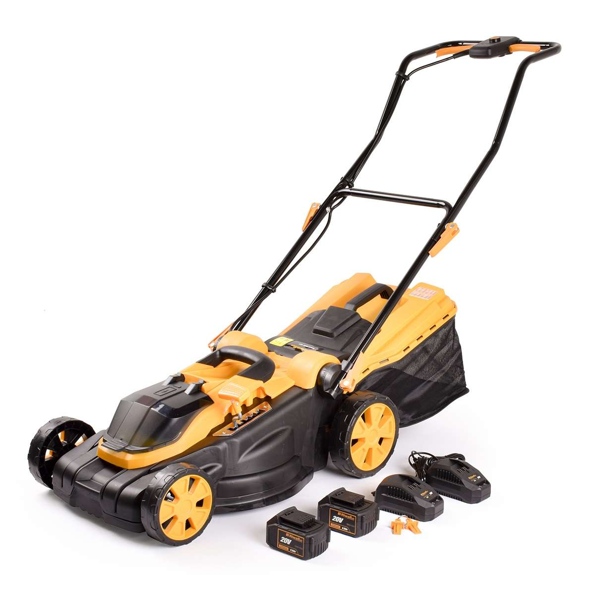 Riwall PRO RALM 3820 Set - Akkumlátoros fűnyíró 38cm