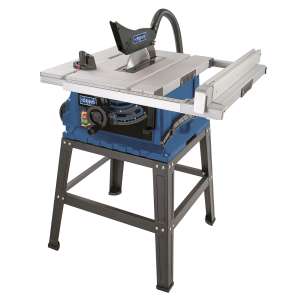Scheppach HS 105 Table Saw, 2000W, 255mm Blade, 75mm Cutting Depth, Table Saw with Stand - Tool