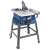 Scheppach HS 100 S table saw, blue and black, with stand