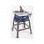 Scheppach HS 100 S table saw, blue and black, with stand