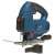 Scheppach JS 810 jigsaw with laser guide, 810W, blue and black