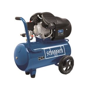 Compresor de aer Scheppach HC 53 DC 50L cu doi cilindri, lubrifiere cu ulei - Scheppach