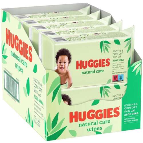 Huggies Natural Care vlhčené obrúsky 10x56ks