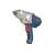 Scheppach IW 900 elektrický nárazový skrutkovač, 900W, pohon 1/2 palca, modrý a strieborný