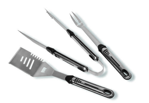 Комплект за грил от неръждаема стомана ACTIVA Lux от 3 части 31472989