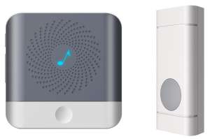 ULTRATECH  Vezeték nélküli csengő kültéri "JELZŐFÉNNYEL" UT-WD135