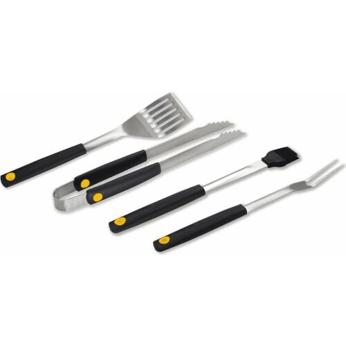 Fieldmann FZG 9015 set alata za roštilj od 4 dijela s lopaticom, hvataljkama, vilicom i četkom