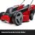 Wide wheels of Einhell GE-CM 18/30 Li cordless lawn mower