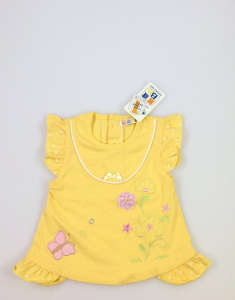 Baba Póló - Virág #sárga  31478200 Gyerek pólók - 3 - 6 hó