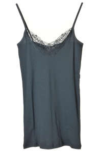 Top Vero Moda pentru femei, bleumarin, cu detalii din dantelă - Îmbrăcăminte pentru femei