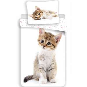 Cica mintás ágyneműhuzat garnitúra, cicás paplanhuzattal és párnahuzattal. - Jerry Fabrics