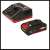 Einhell GC-CL 18 Li E Kit cordless leaf blower battery and charger
