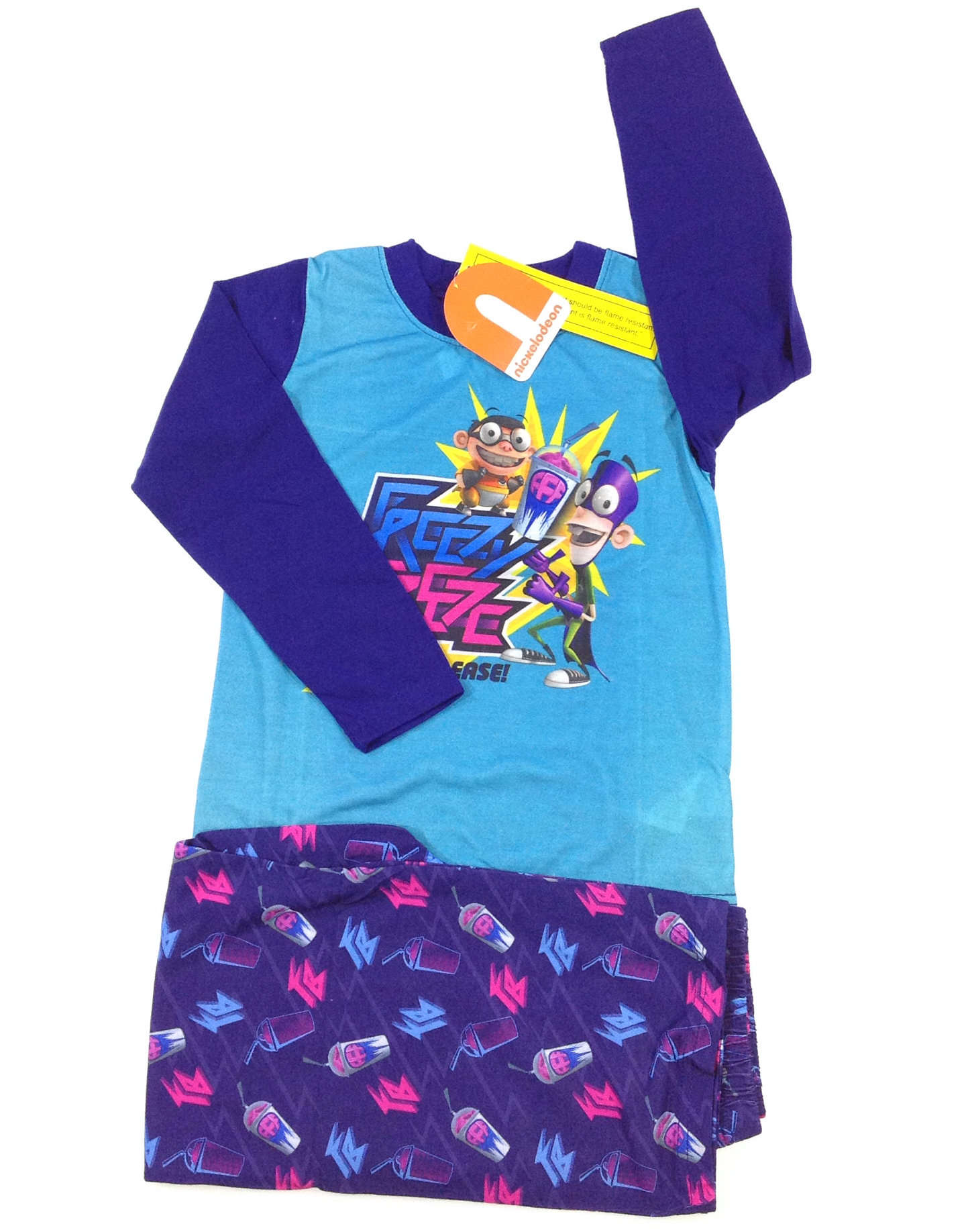 Nickelodeon Pizsama - Fanboy &amp; Chum Chum - kék