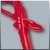 Einhell GC-ET 2522 electric grass trimmer, close-up of the auxiliary handle