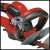 Einhell GE-EH 7067 electric hedge trimmer, close-up of the handle and blade