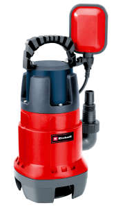 Потапяема помпа Einhell GC-DP 7835, червена и черна, с поплавъков превключвател - Напояване