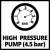 Pompa submersibilă Einhell GE-PP 1100 N-A, pompă de înaltă presiune, 4,5 bari