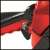 Einhell GC-PC 1435 I TC gasoline chainsaw, red and black, with fuel level indicator
