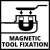 Einhell TC-MG 18 Li-Solo multi tool magnetic tool fixation feature
