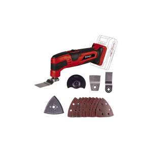 Einhell TC-MG 18 Li-Solo Akku-Multifunktionswerkzeug mit Zubehör - Einhell