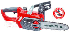 Fierăstrău cu lanț Einhell GE-LC 18 Li Solo, roșu și negru, cu lanț Oregon Double Guard 90 - Einhell