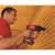 Man using Einhell TE-HD 18 Li-Solo cordless hammer drill to drill into wood