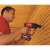 Man using Einhell TE-HD 18 Li-Solo cordless hammer drill to drill into wood