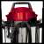 Einhell TC-VC 1812 S wet and dry vacuum cleaner, close-up of the top with the cord storage