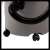 Einhell TC-VC 1815 wet and dry vacuum cleaner, close-up of the wheels