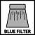 Einhell TC-VC 1815 wet and dry vacuum cleaner, blue filter