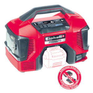Einhell PRESSITO Solo Akku-Kompressor, rot, ohne Akku und Ladegerät - Einhell Kompressoren