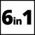 Einhell PRESSITO 6-in-1 functionality icon