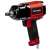 Einhell TC-PW 610 pneumatic impact wrench, red and black, angled view