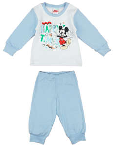 Disney Mickey "Happy times" fiú pizsama 31510901 Gyerek pizsamák, hálóingek - Fehér