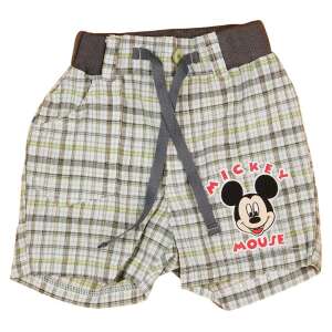 Disney Mickey baba| gyerek kockás nadrág - 116-os méret 32496014 Gyerek rövidnadrág