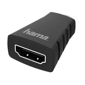 Adapter Hama 200348 FIC micro HDMI na HDMI, czarny - Konwerter HDMI