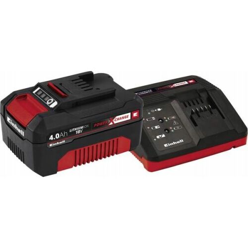 Einhell 4,0Ah 18V Power-X-Change Starter-Kit Akkumulátor és töltő 167052494 - Szerszám akkumulátor és töltő