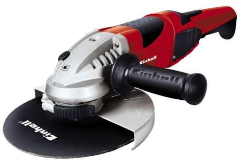 Einhell TE-AG 230/2000 2000W Winkelschleifer, rot und silber, mit schwarzem Griff