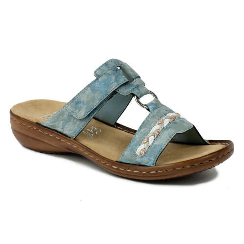 Rieker női Papucs #világoskék 31533508