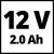 Einhell TE-CD 12/1 Li akkus fúró-csavarozó akkumulátor, 12V, 2,0Ah