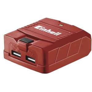 Einhell Power X-Change USB Adapter zum Aufladen von Geräten, rot, 2 USB-Anschlüsse - Einhell