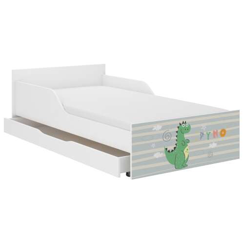 PUFI ifjúsági ágy ajándék matraccal 160x80 cm,  ágyneműtartó nélkül  - dino 32340651