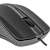 YENKEE YMS 1015BK wired mouse, black, close-up of scroll wheel and cable