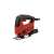 Einhell TC-JS 80/1 jigsaw, red and black electric saw for cutting wood, plastic, and metal