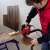 Man using Einhell TC-JS 80/1 jigsaw to cut wood