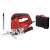 Einhell TE-JS 100 E jigsaw with blade and carrying case