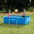 Family playing in Intex rectangular metal frame pool