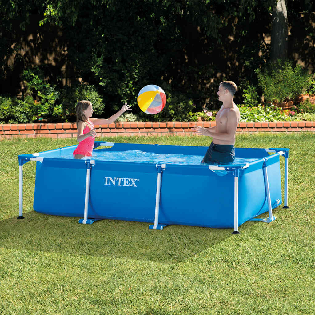 E-shop Bazén Intex s kovovým rámom, 220x150x60 cm, 1600 litrov