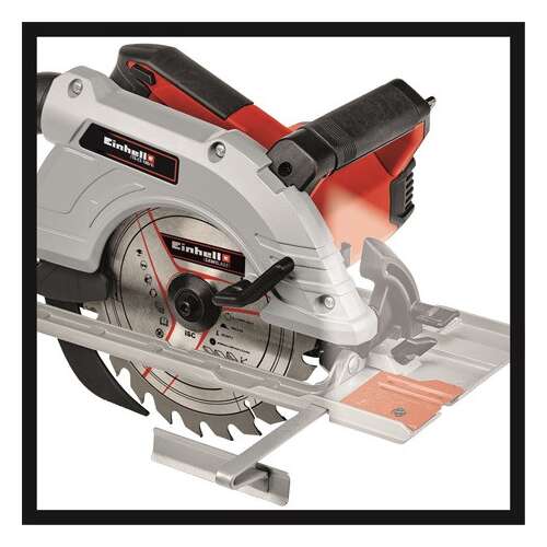 Einhell TE-CS 190/1 Corded Circular Saw, 3/4 view