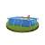 Intex 260x160x65cm Metallrahmen-Pool mit Menschen, die schwimmen